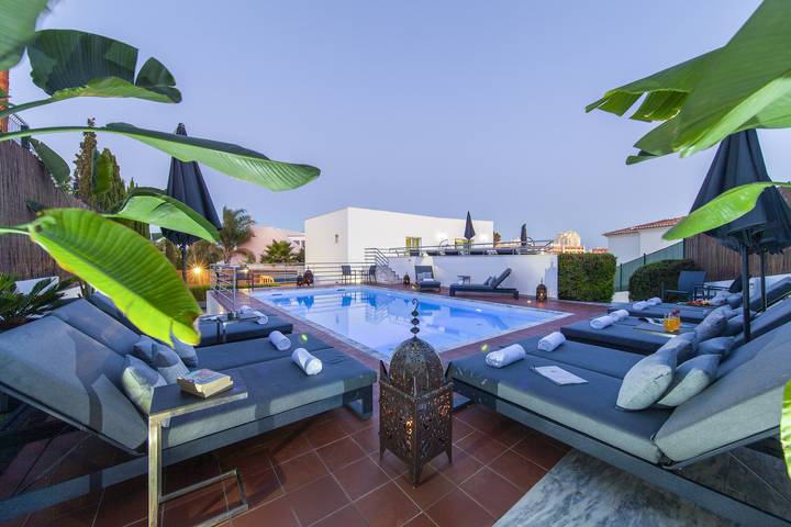 Casa rural para 36 personas, con terraza y jardín en Armação de Pêra (costa) - 4