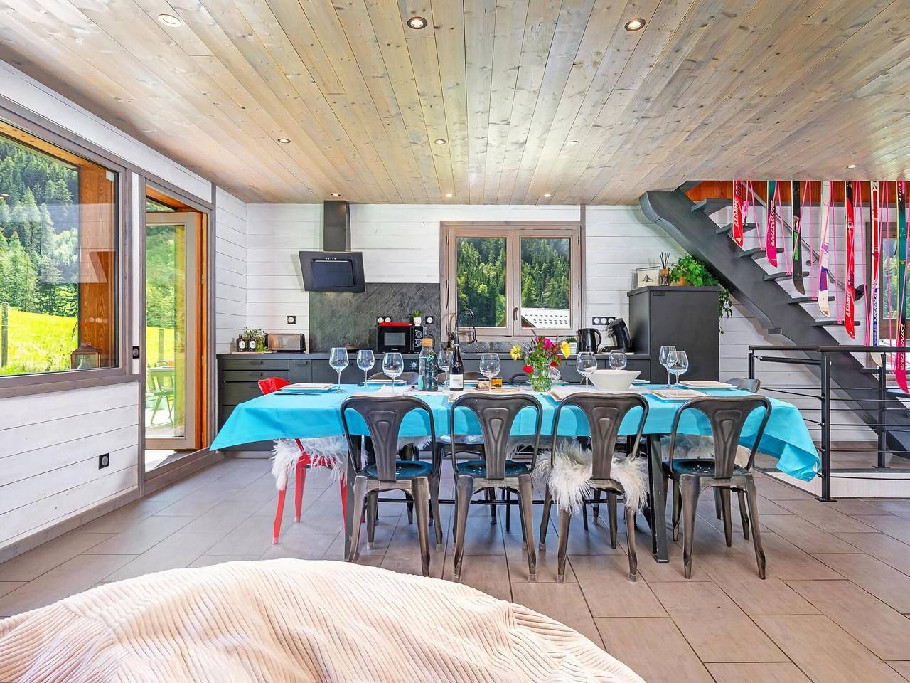 Chalet in Moulin mit Sauna und Bergblick in Vanoise-Massiv