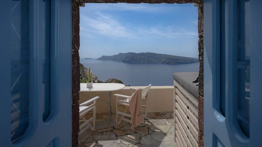 Location de vacances pour 2 personnes, avec balcon et vue sur l’océan à Oia - 4