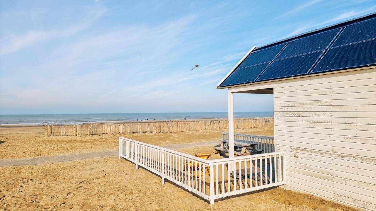 Kusthuisjes in Katwijk, Niederländische Nordsee