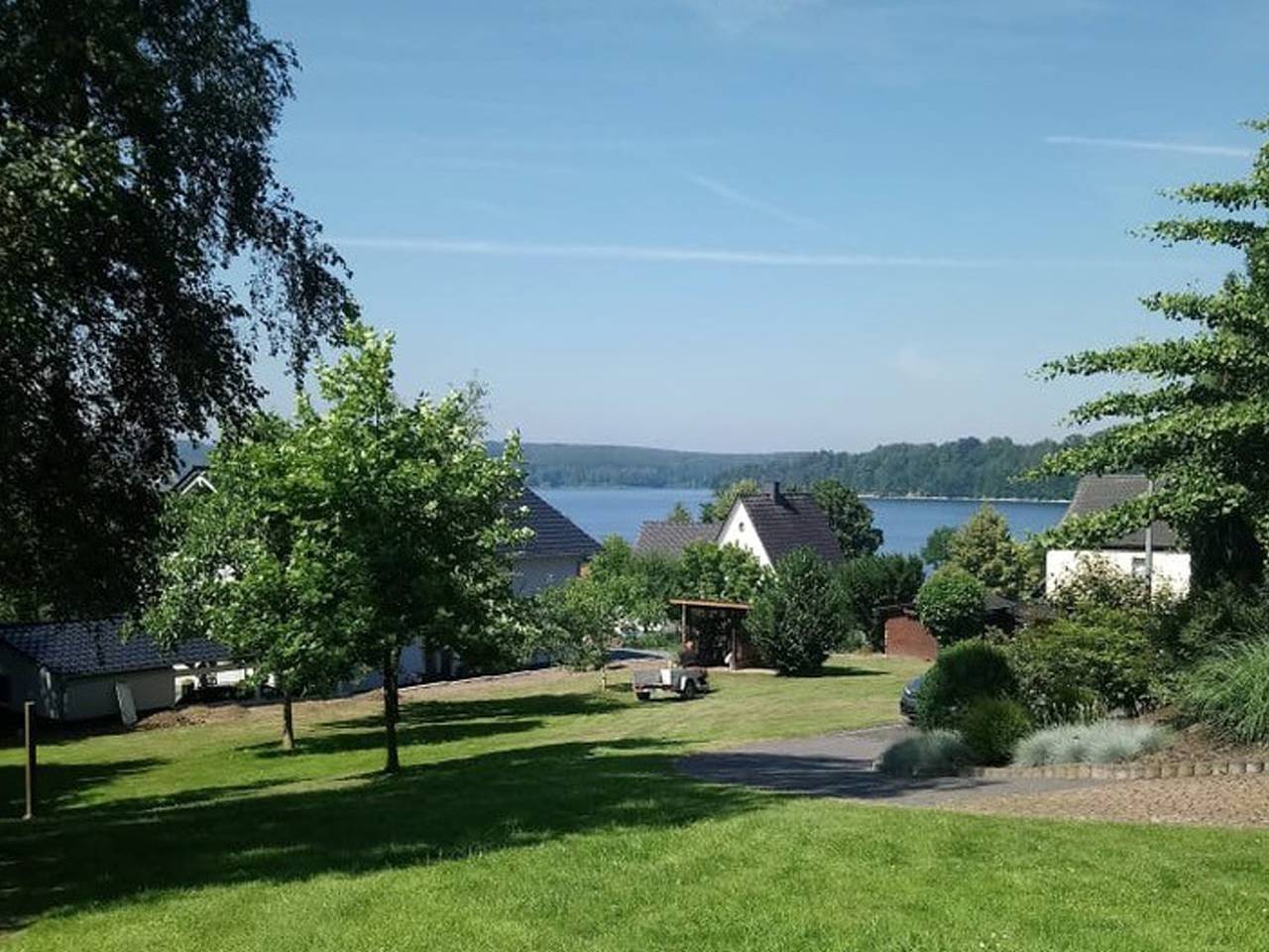 Ganze Wohnung, Ferienwohnung Klute - Chalet Pauline - Chalet Pauline, 60 qm, 1 Schlafzimmer, Terrasse, max. 3 Personen in Delecke, Möhnesee