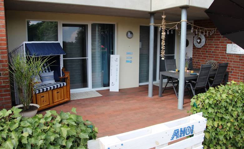 Ferienwohnung für 3 Personen, mit Balkon und Balkon/Terrasse sowie Terrasse in Wingst - 2