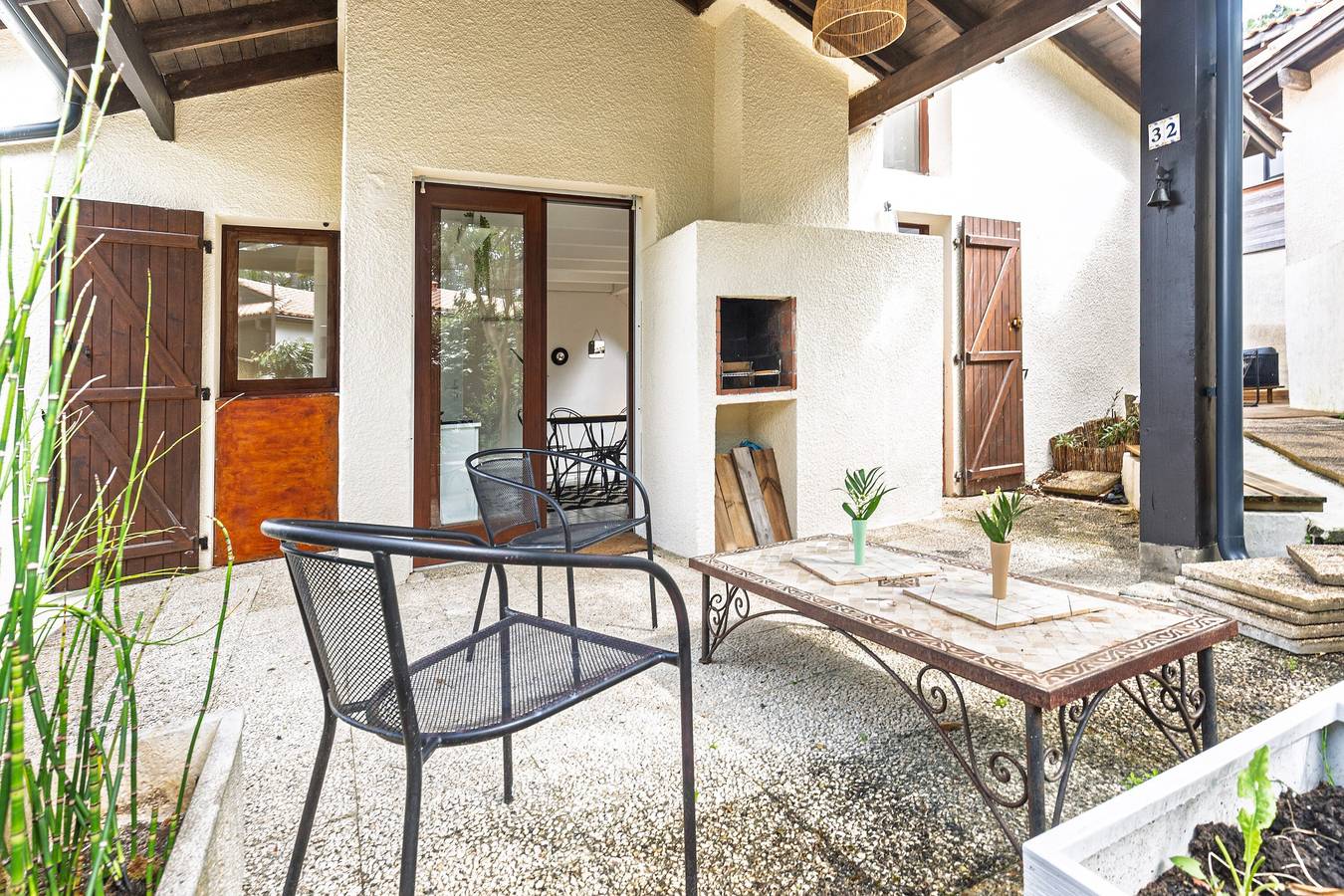 Maison de vacances « Alex » avec piscine partagée et terrasse privée in Moliets-et-Maa, Côte d’Argent