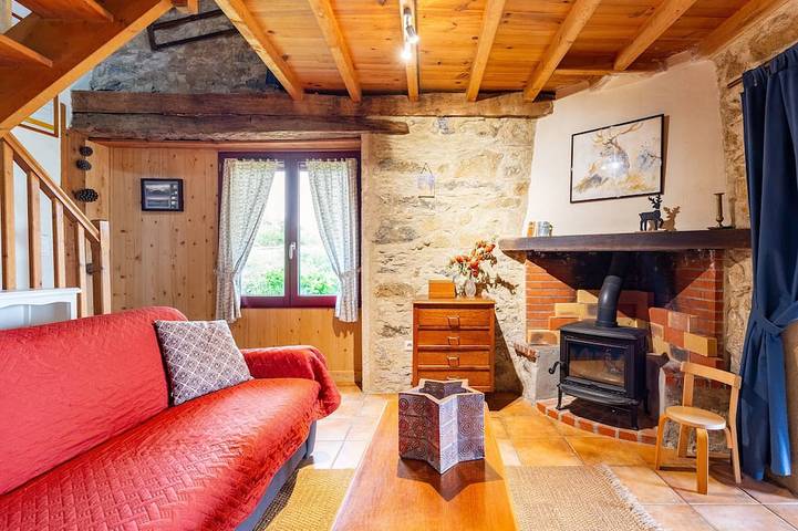 Maison de vacances pour 3 personnes, avec terrasse et jardin, animaux acceptés