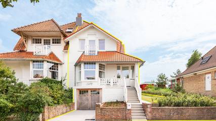 Ferienhaus mit Meerblick für 8 Personen, mit Garten und Terrasse in Belgien