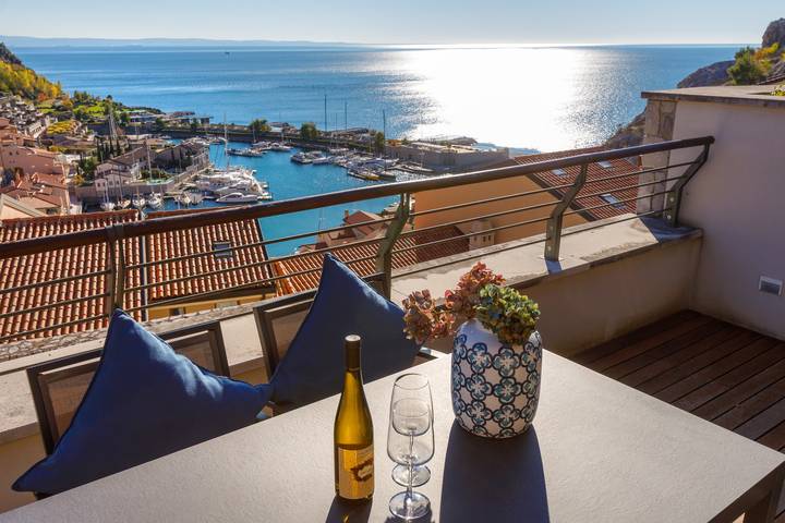 Apartament wakacyjny dla 5 osób, z balkon i ogród w Prowincja Trieste