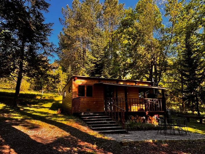 Chalet pour 4 personnes, avec jardin et vue