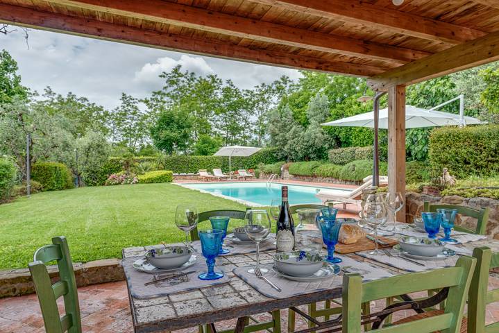 Villa  Toscana con Piscina Privata, Terrazza e Wi-Fi in Capraia e Limite, Firenze province