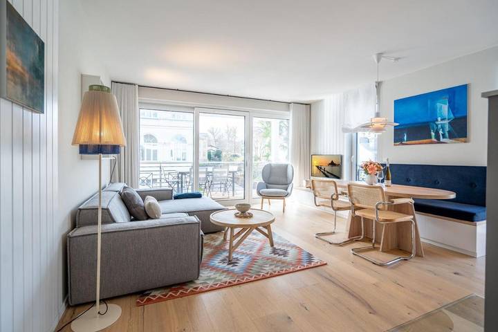 Ferienwohnung für 4 Personen, mit Balkon und Sauna