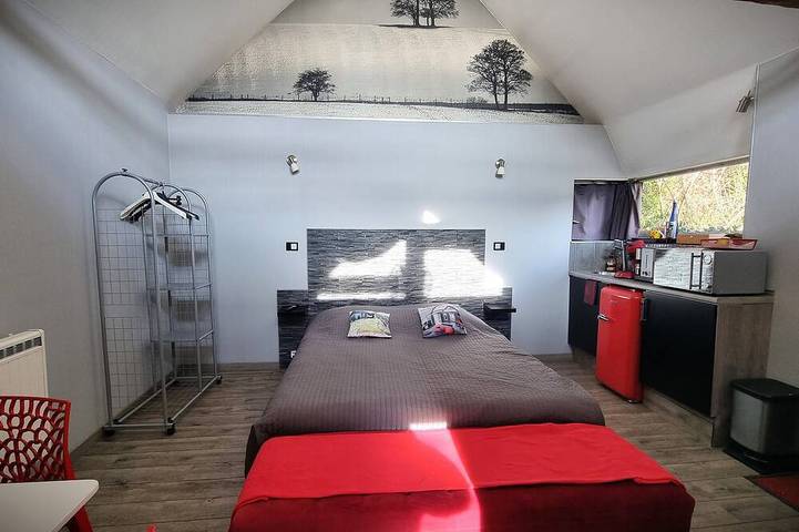 Gîte pour 2 personnes, avec jardin et terrasse à Andé