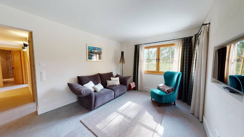 Ferienwohnung für 4 Personen, mit Terrasse und Garten sowie Ausblick in Pontresina - 3