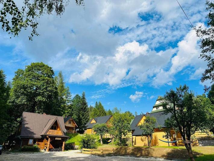 Dom dla 7 osób, z widok i ogród w Jaworki