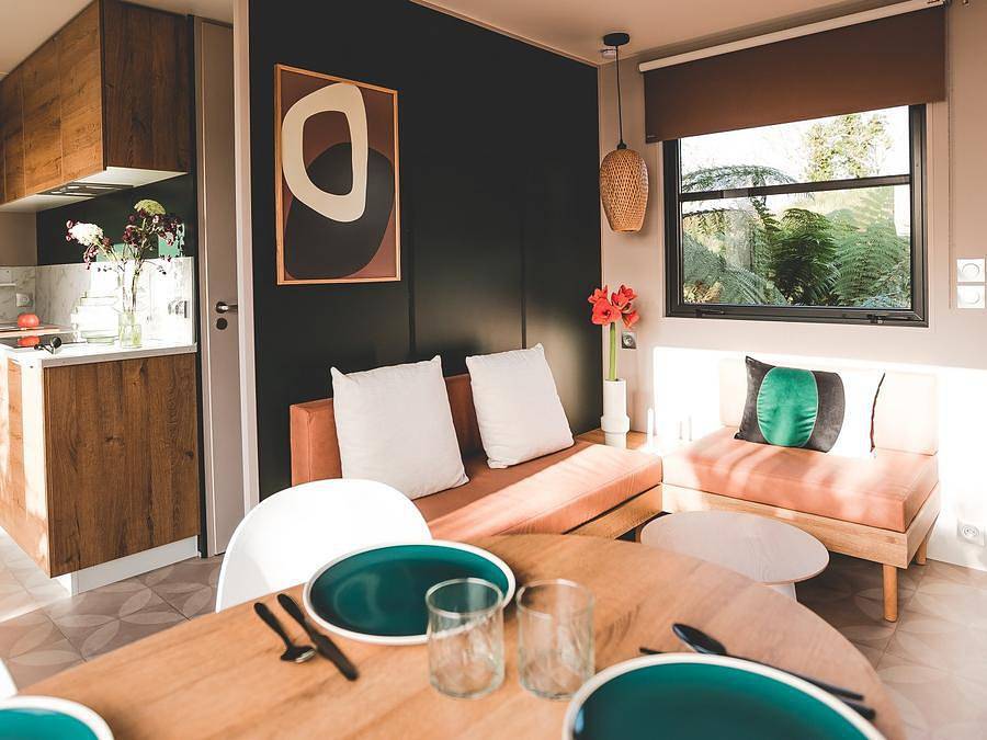 Camping La Forêt - Mobile home 4 persons - O'Hara 844 Côté jardin Privilege - 2 bedrooms in Aizenay, Loire Valley