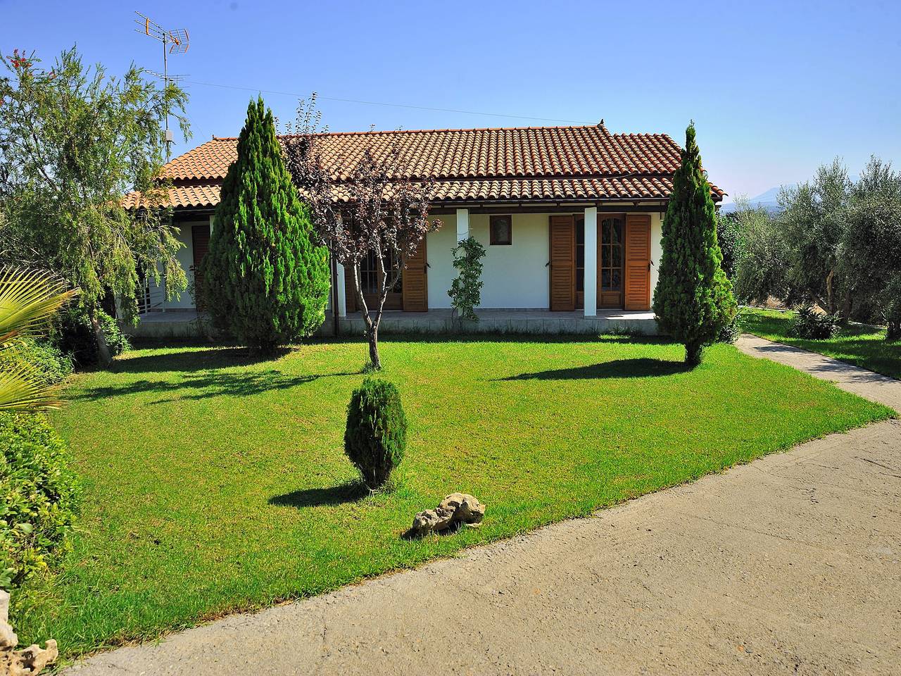 Villa in Adele mit Pool und Olivenhainblick in Rethymno und Umgebung