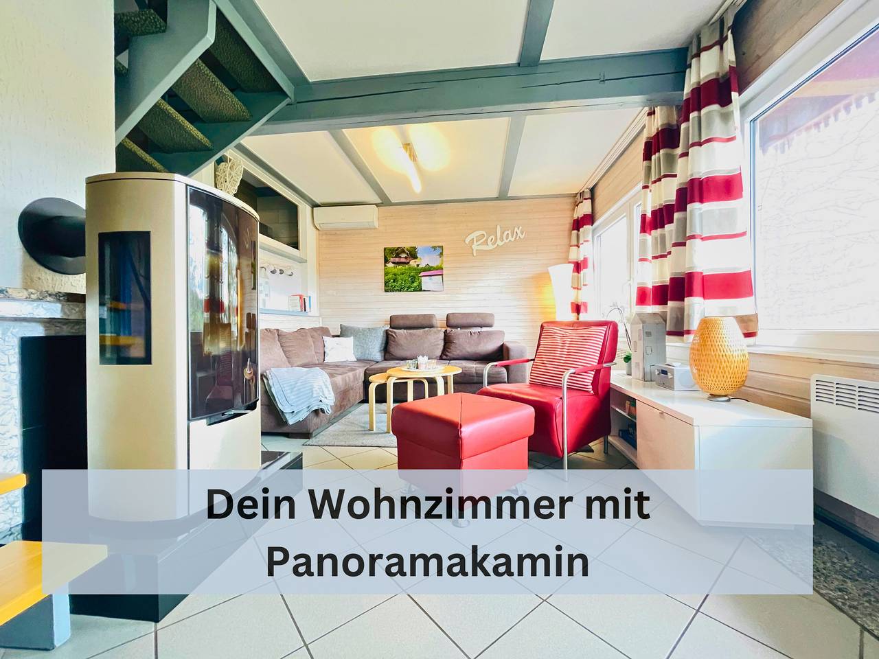 Urlaub mit Seeblick, Kamin und Sauna - Ferienhaus Felix von Mein-Seepark in Reimboldshausen, Kirchheim