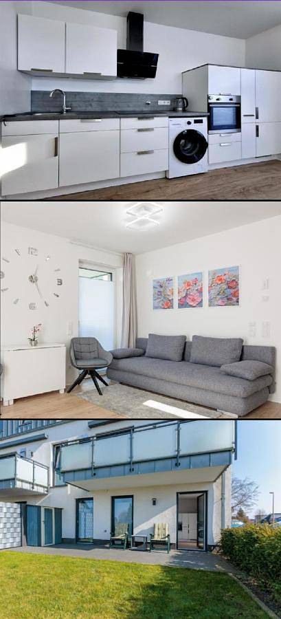 Ferienwohnung für 4 Personen, mit Terrasse und Garten sowie Ausblick in Ibbenbüren