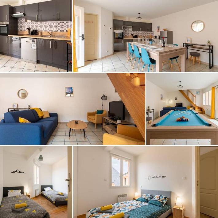 Gîte pour 6 personnes, avec terrasse à Izeste - 2