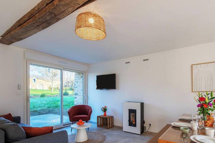 Maison de vacances pour 5 personnes, avec jardin