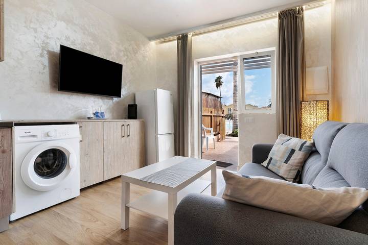 Villa voor 4 personen, met Balkon en Kinderzwembad in Maspalomas