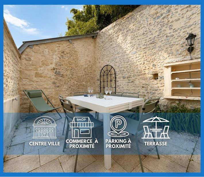 Location de vacances pour 6 personnes, avec vue et terrasse dans Office De Tourisme De Bayeux