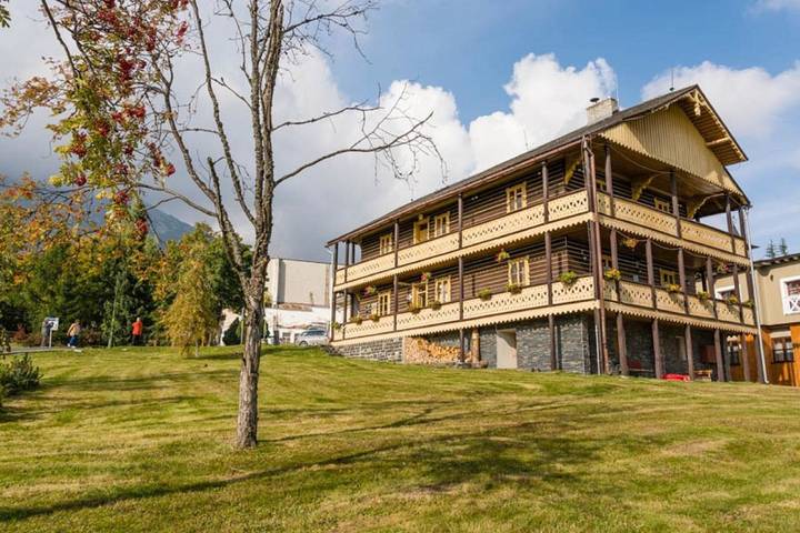 Ferienhaus für 5 Personen, mit Terrasse und Ausblick in Vysoké Tatry