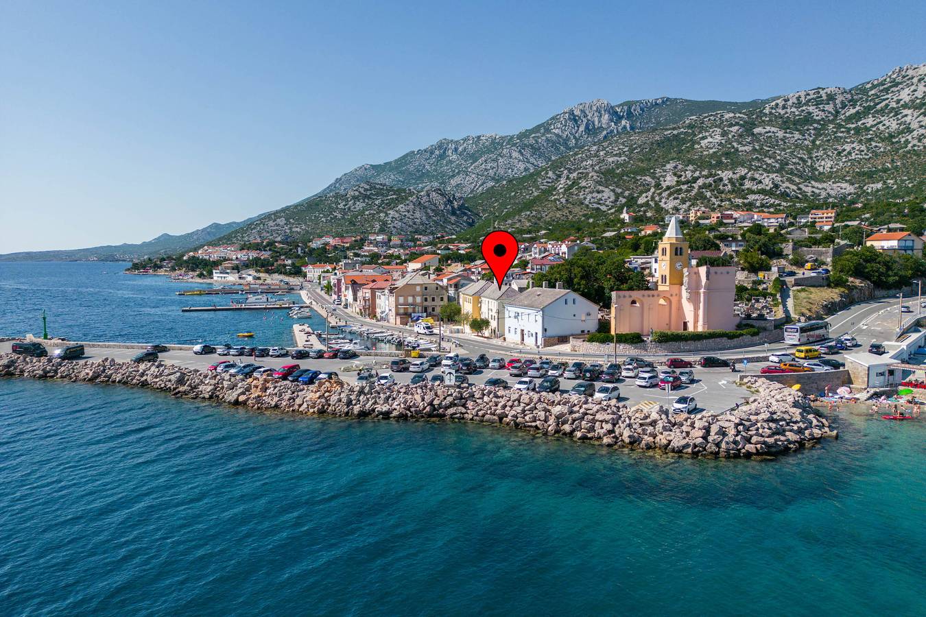 Ganze Wohnung, Seafront Apartment Sanja in Karlobag, Naturpark Velebit