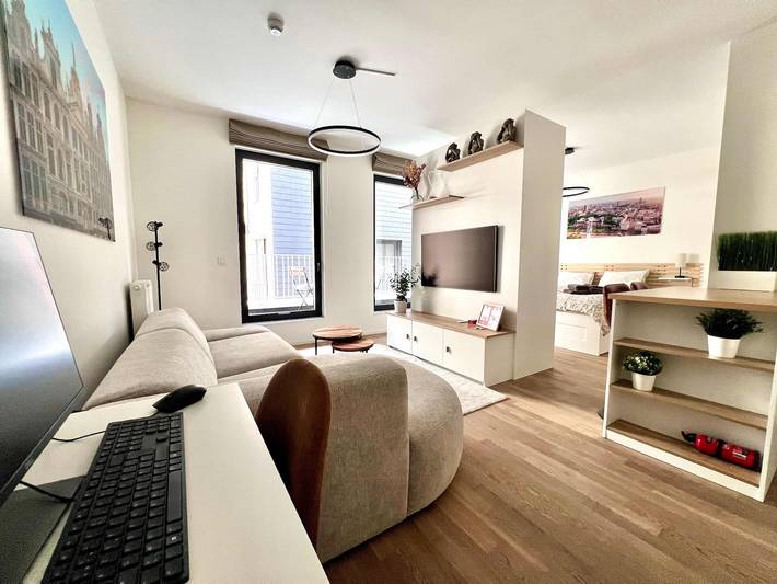 Location de vacances pour 2 personnes, avec balcon/terrasse, adapté aux familles dans la Région de Bruxelles