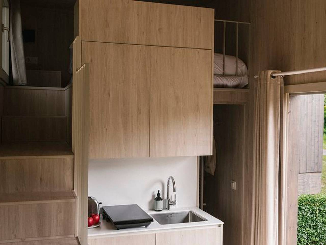 Acogedora casa móvil con piscina y terraza cerca de Playa de Xilo in Cudillero, Costa Verde