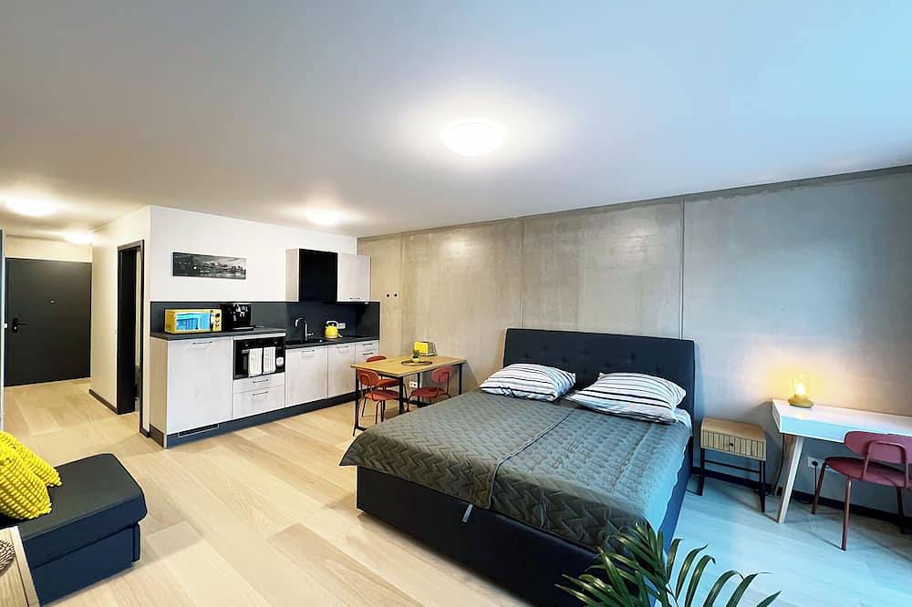Entire apartment, Bonquartier | Design apartment with balcony, parking space + charging station in Wachtberg, Rhein-Sieg-Kreis