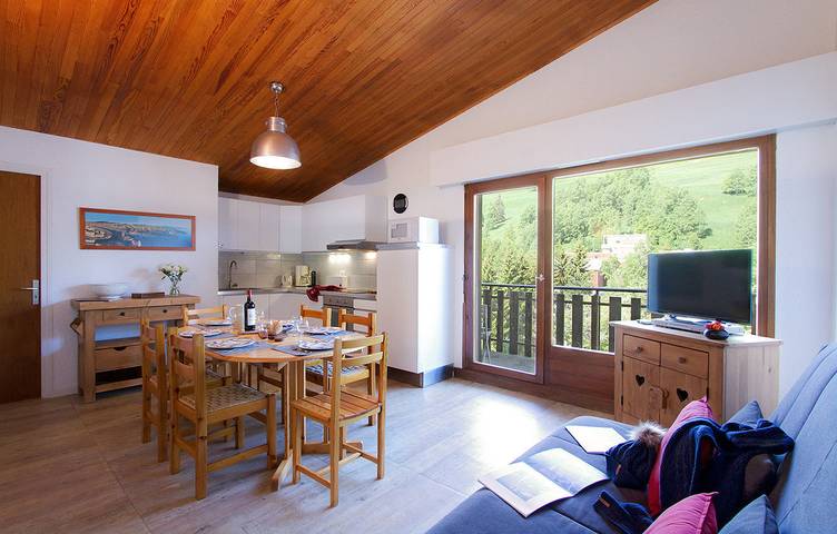 Appartement de vacances pour 8 personnes, avec balcon