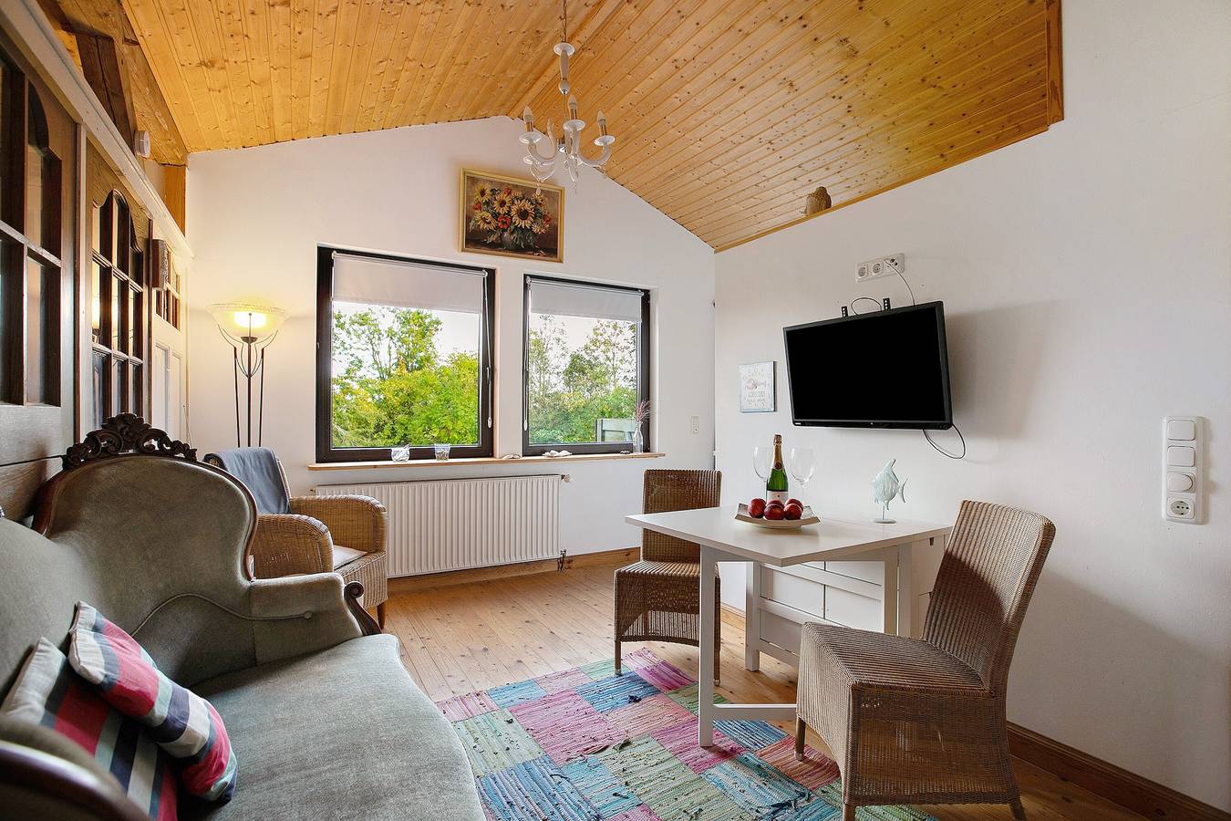 Ganzes Studio, Studio-Apartment '1-raum Koje 1' mit Gemeinschaftsterrasse, Garten & Wlan in Norddeich (Schleswig-Holstein), Dithmarschen