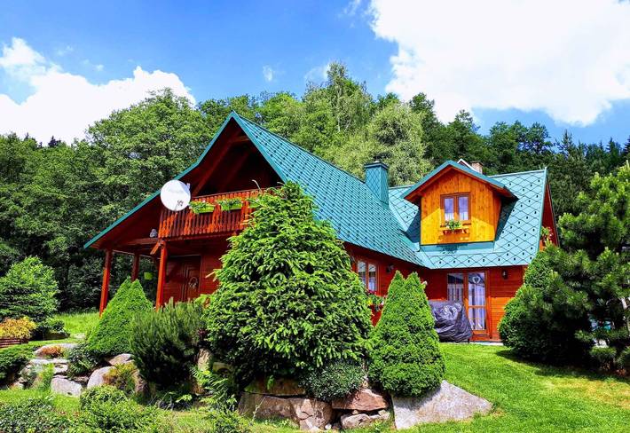 Ferienhaus für 6 Personen, mit Balkon und Garten sowie Sauna im Erzgebirge (Tschechien)