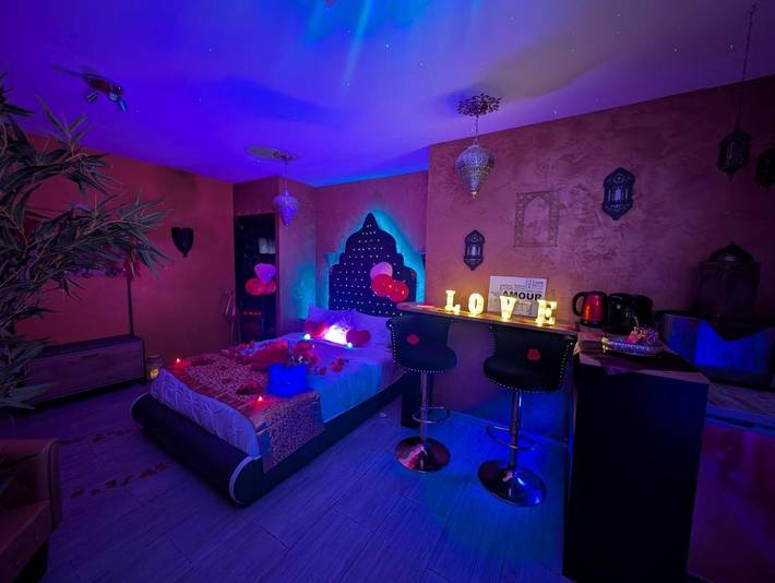 Hôtel pour 2 personnes, avec jacuzzi et terrasse