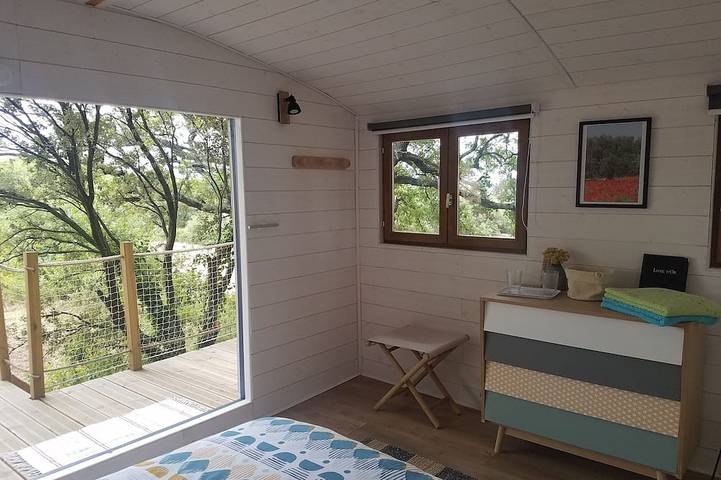 Gîte pour 2 personnes, avec piscine ainsi que jardin et balcon à Saint-Hippolyte-le-Graveyron - 4