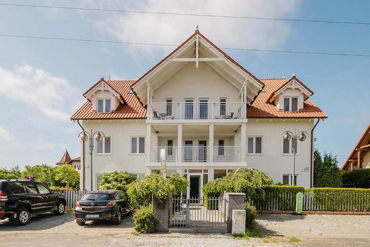 Apartament wakacyjny dla 4 osób, z Balkon i Taras oraz Widok w Krynica Morska