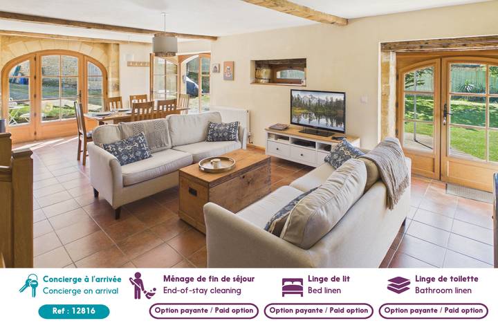 Location de vacances pour 6 personnes, avec jardin à La Chapelle-Aubareil - 2