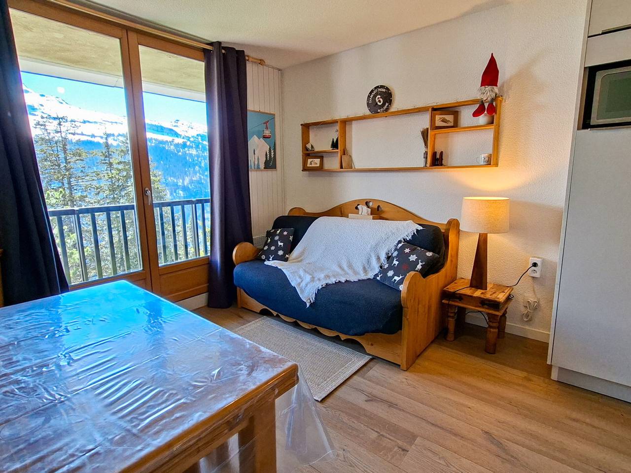 Ganzes Studio, Renoviertes Studio mit Kabine und Balkon im Zentrum von Flaine in Flaine, Arâches-la-Frasse