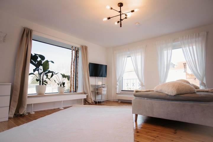 Apartamento para 8 personas, con Terraza además de Jardín y Sauna en Dessau