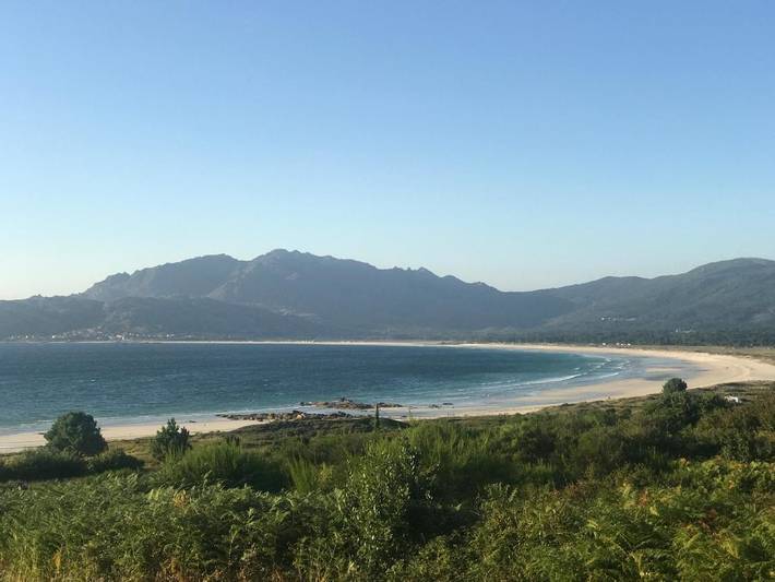 Apartamento para 8 personas, con vistas y terraza en Carnota