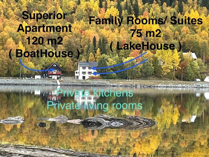 Ferienwohnung für 6 Personen, mit Seeblick und Ausblick sowie Sauna und Garten - 1