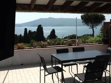 Gîte pour 4 personnes, avec vue et terrasse à Orbetello