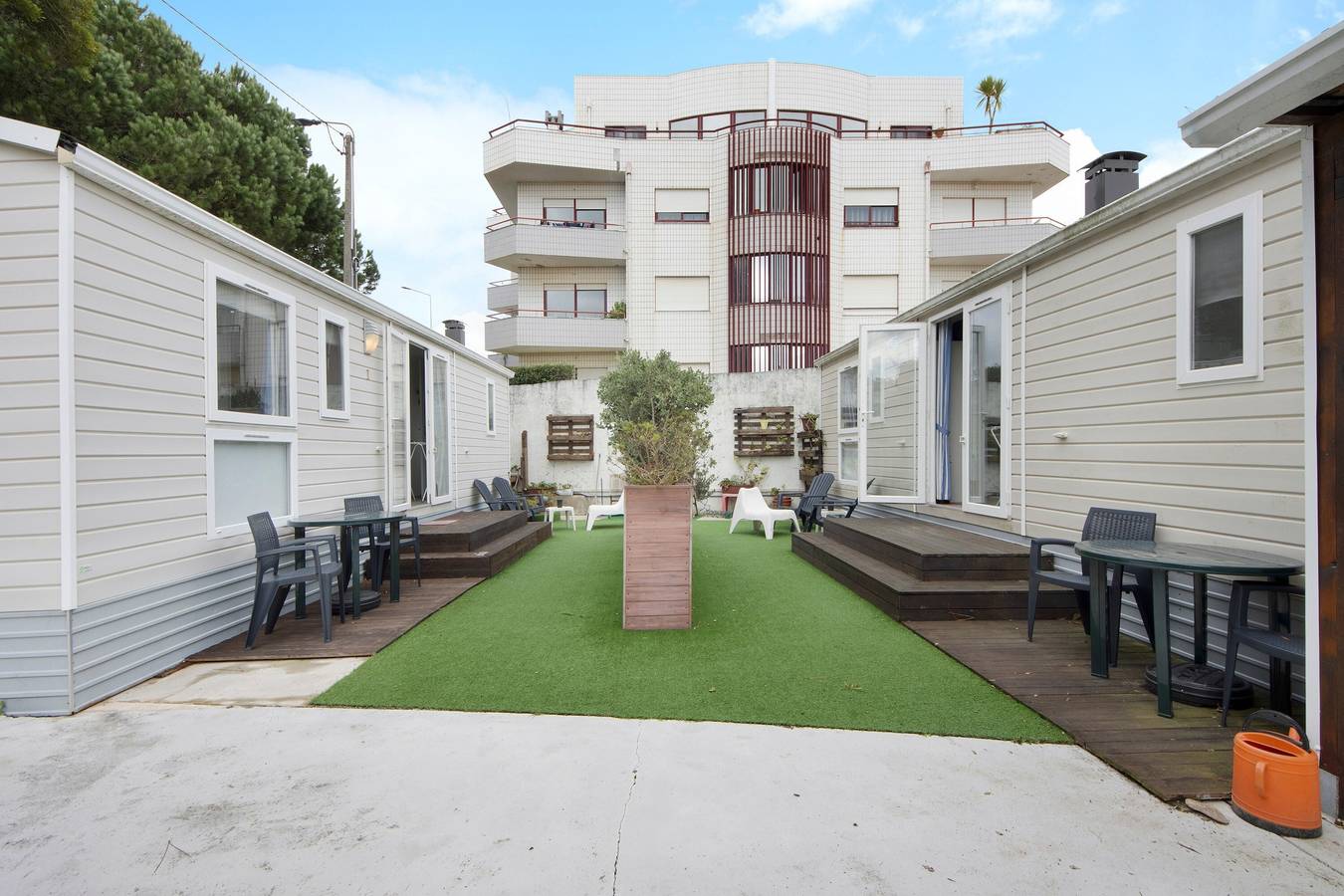 Casa móvel "Villa Granja Sol 1" com jardim partilhado e acesso Wi-Fi in São Félix da Marinha