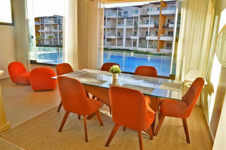 Apartamento de vacaciones para 5 personas, con jardín y piscina además de piscina para niños y vistas - 1