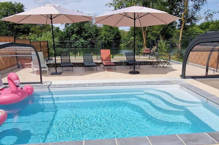 Maison de vacances pour 9 personnes, avec jardin à La Flèche