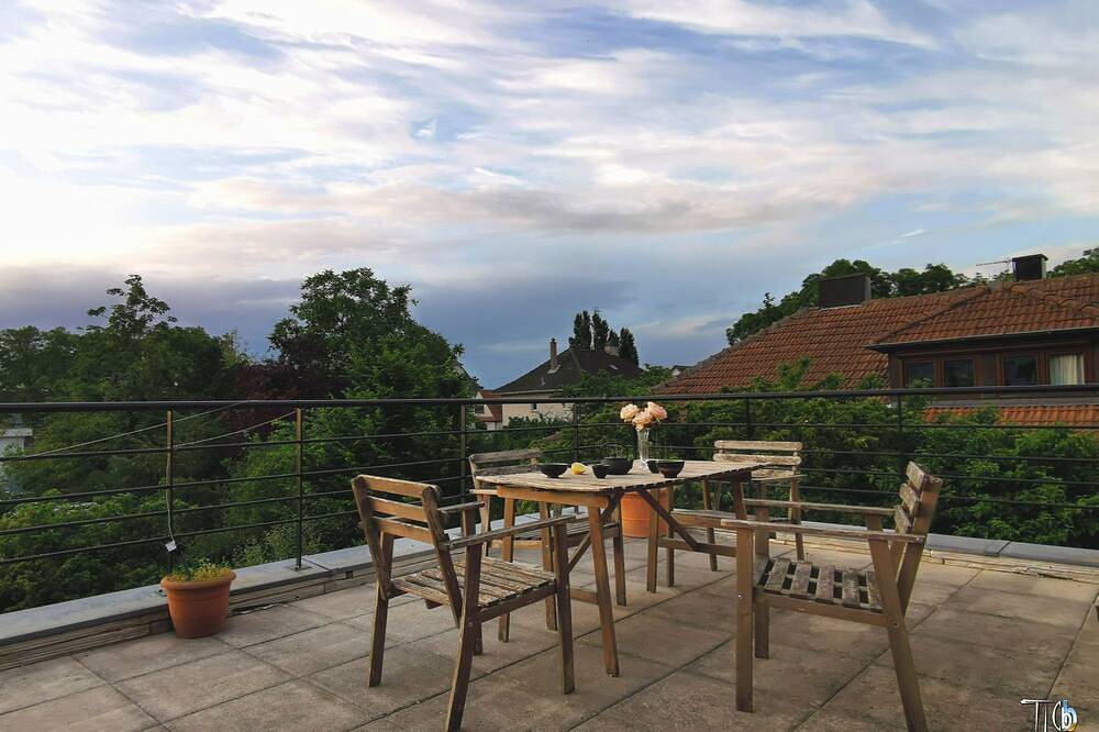 Geheel appartement, ♥Appart + terrace: 77m2+ 24m2 = 1500 € l/weekspecial pricefoe long stays in Straatsburg, Strasbourg regio