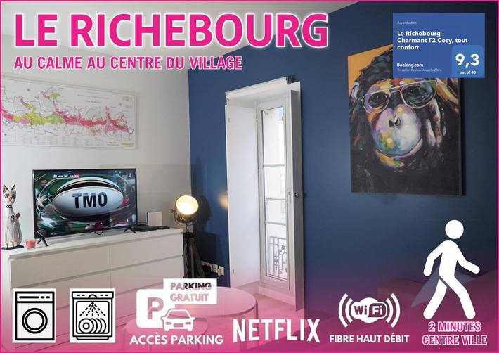 Appartement de vacances pour 4 personnes, avec Vue