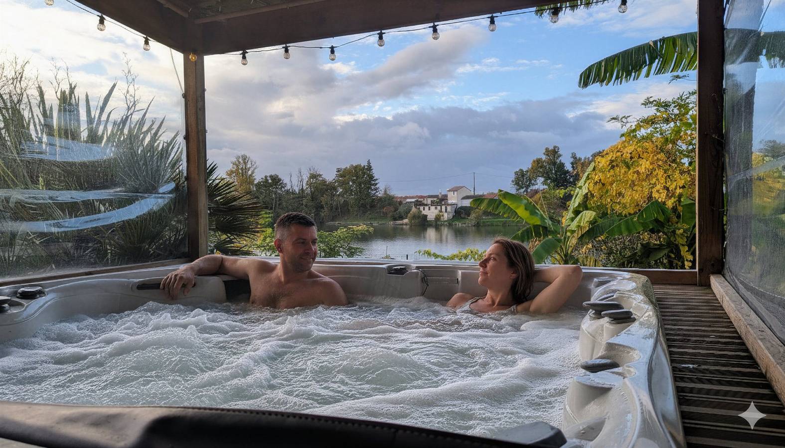 Gîte au bord du Tarn, avec ponton et spa in Marssac-sur-Tarn, Région d'Albi