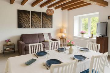 Gîte pour 7 personnes, avec vue et jardin à Villentrois