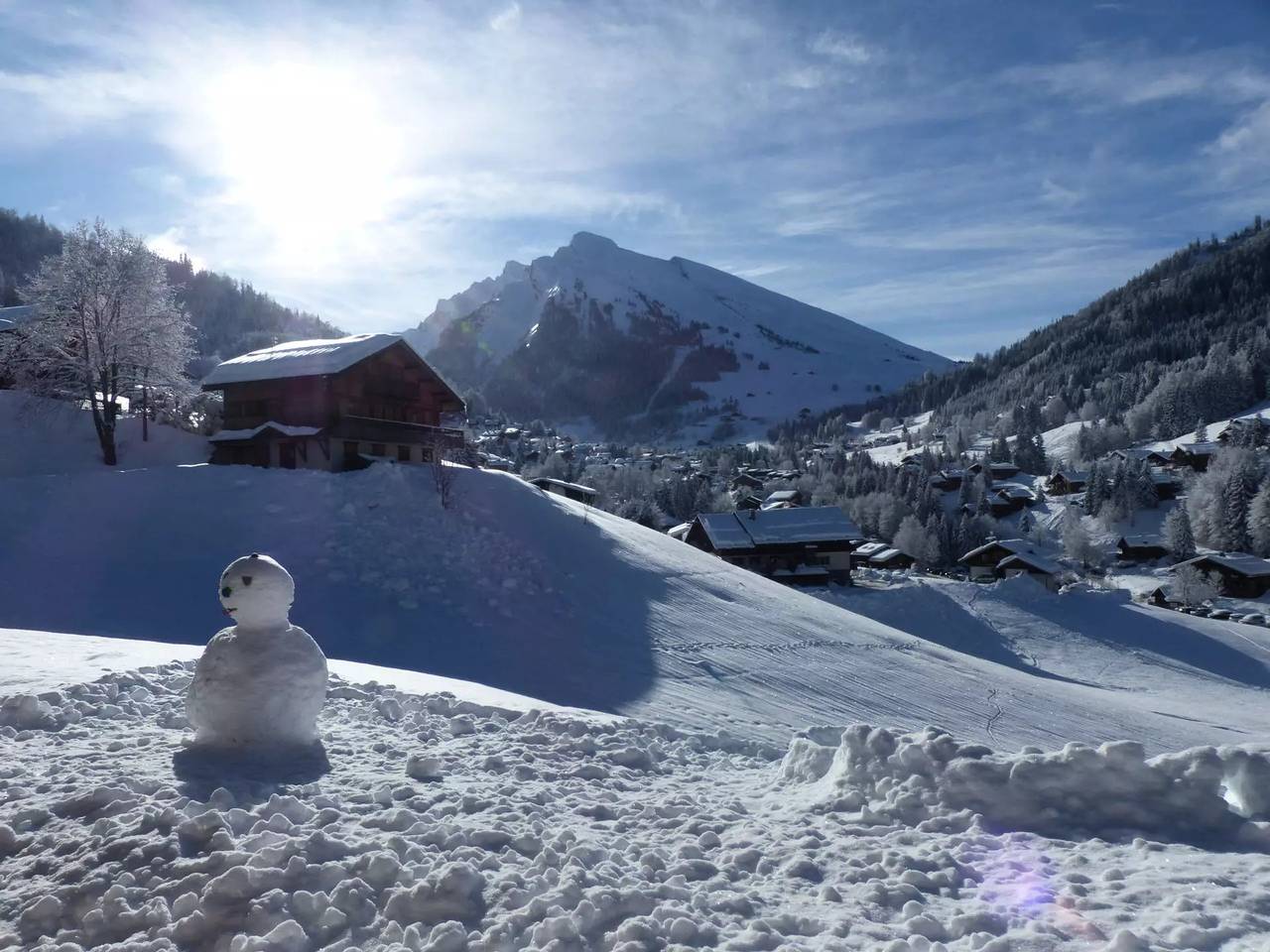 Apartamento entero, 2 dormitorios, terraza Sur, parking in La Clusaz, Región de Annecy