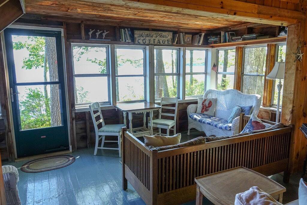 Modernisiertes Cottage am See in einer ruhigen Umgebung - Damariscotta-See in Lincoln County (Maine)